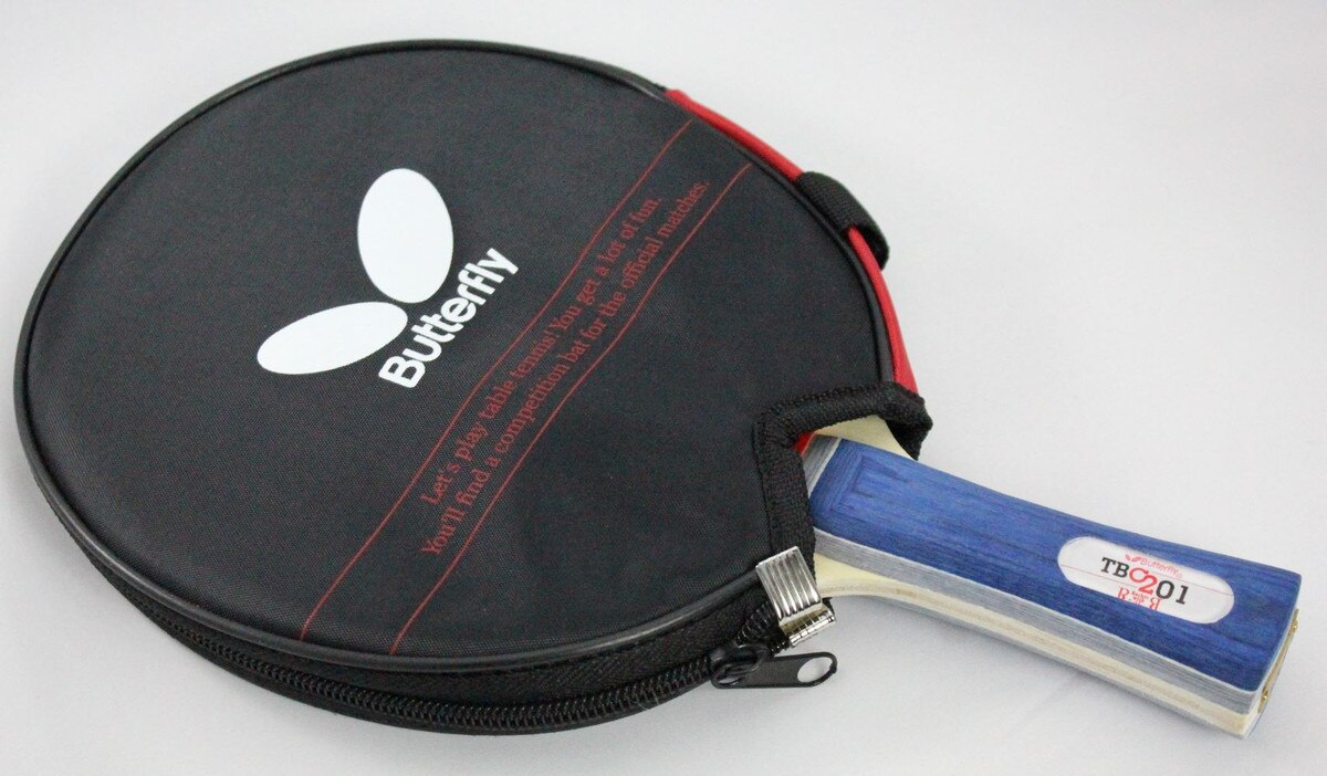 Butterfly Bty 201 FL Racket Set: Racket in the carrying case